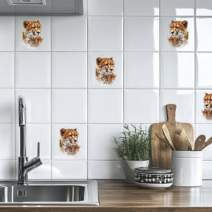 Cheetah Tegeltje