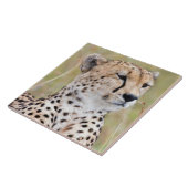 Cheetah Tegeltje (Zijkant)