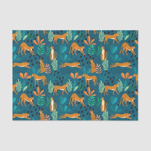 Cheetah Tissue Paper Tissuepapier (Voorkant)