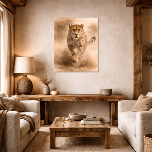 Cheetah — Unapologetic Speed Poster