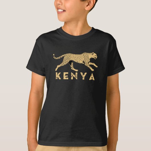Cheetah van Kenia T-shirt (Voorkant)