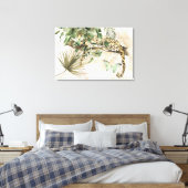 Cheetah Verbergen in Oerwoud Canvas Afdruk (Insitu (Slaapkamer))