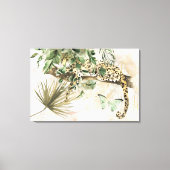 Cheetah Verbergen in Oerwoud Canvas Afdruk (Voorkant)