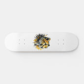Cheetah Waterverf Ink Splatter Skateboard (Horizontaal)