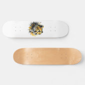 Cheetah Waterverf Ink Splatter Skateboard (Horizontaal)