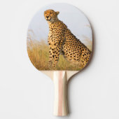 Cheetah wild animal Big Cat Tafeltennisbatje (Voorkant)
