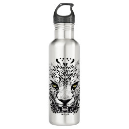 Cheetah Wild Animal Natuur Illustratie Art Tattoo Waterfles