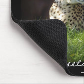Cheetah Wild Cat Dierenliefhebber Mousepad Muismat (Hoek)