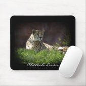 Cheetah Wild Cat Dierenliefhebber Mousepad Muismat (Met muis)
