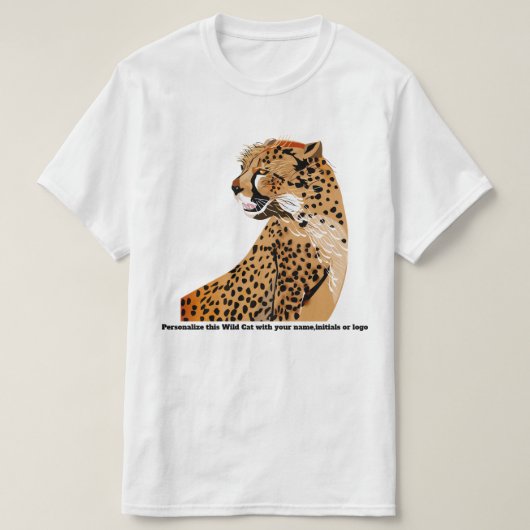 Cheetah Wild Cat Wild Life T shirten T-shirt (Design voorkant)