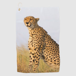 Cheetah wild dier Big Cat foto Golfhanddoek