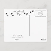 Cheetah Wild Thing Briefkaart (Achterkant)