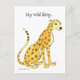 Cheetah Wild Thing Briefkaart