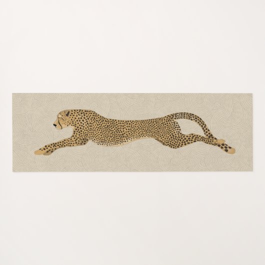 Cheetah Yoga Mat (Achterkant (horizontaal))