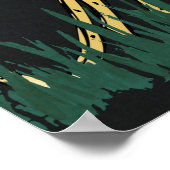 Cheetah, ze heeft 11 x 14 inch afdrukken poster (Hoek)