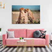Cheetahs Canvas Afdruk (Insitu (Woonkamer))