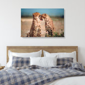 Cheetahs Canvas Afdruk (Insitu (Slaapkamer))