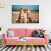 Cheetahs Canvas Afdruk (Insitu (Woonkamer))