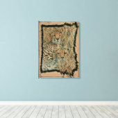 Cheetahs Canvas Afdruk (Insitu (Houten vloer))
