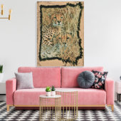 Cheetahs Canvas Afdruk (Insitu (Woonkamer))