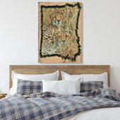 Cheetahs Canvas Afdruk (Insitu (Slaapkamer))
