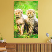 Cheetahs Canvas Afdruk (Insitu (Woonkamer))