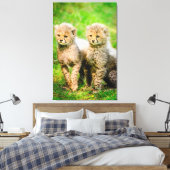 Cheetahs Canvas Afdruk (Insitu (Slaapkamer))