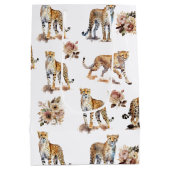 Cheetahs Floral Medium Cadeauzakje (Achterkant)