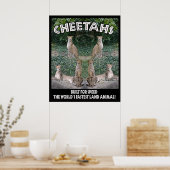 CHEETAHS - GEBOUWD VOOR SNELHEID POSTER (Keuken)