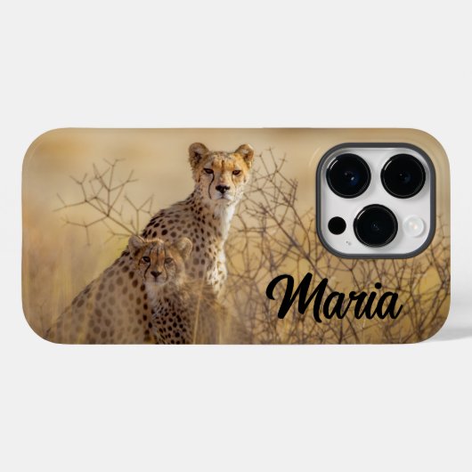 Cheetahs Hoesje-Mate iPhone case (Achterkant (horizontaal))