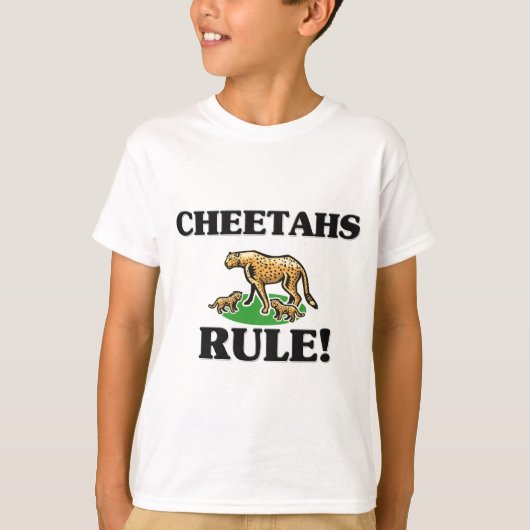 CHEETAHS-regel! T-shirt (Voorkant)
