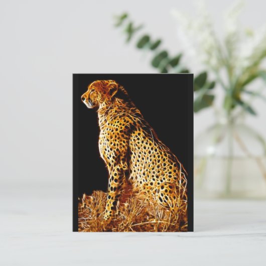 Cheetahs-standpunt Briefkaart (Staand voorkant)
