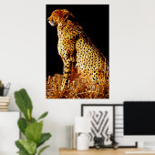 Cheetahs-standpunt Poster (Thuiskantoor)