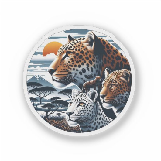 Cheetahs Sticker (Voorkant)