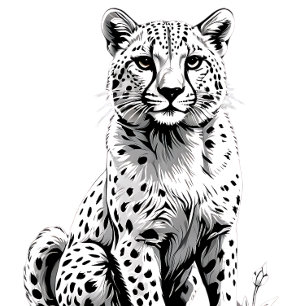 Cheetah's tijdloze sprint: snelheid en overleving t-shirt