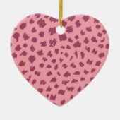 Cheetahuid Keramisch Ornament (Voorkant)