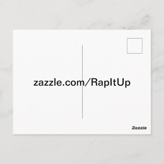 Cheetas Briefkaart (Achterkant)