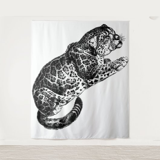 Cheetha Tapijt Wandkleed (Voorkant)