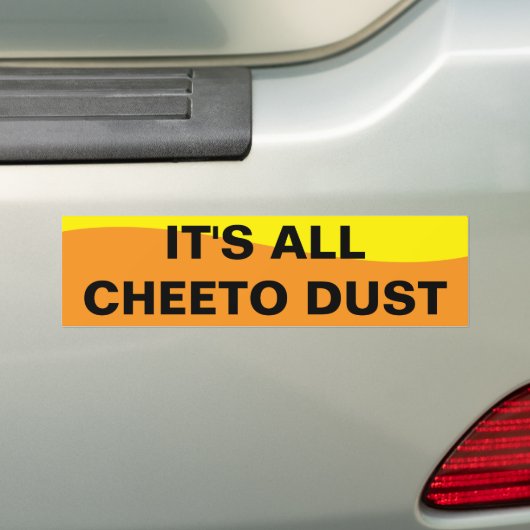 CHEETO DUST BUMPERSTICKER (Op auto)