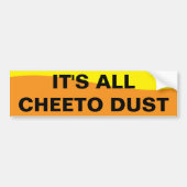 CHEETO DUST BUMPERSTICKER (Voorkant)