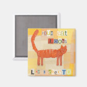 Cheeto Kat magneet (Voorkant / Achterkant)