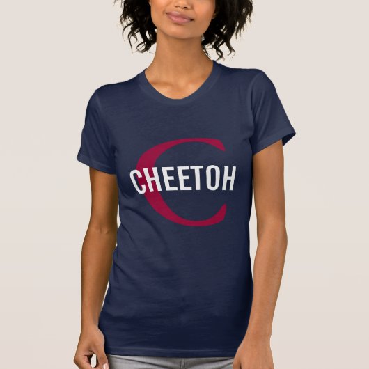 Cheetoh Cat Monogram Design T-shirt (Voorkant)