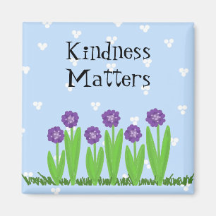 Cheevolle bloemen - Kindness Matters Magneet