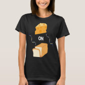 Cheez on Bread Funny Barbados Slang Bajan Pride T-shirt (Voorkant)