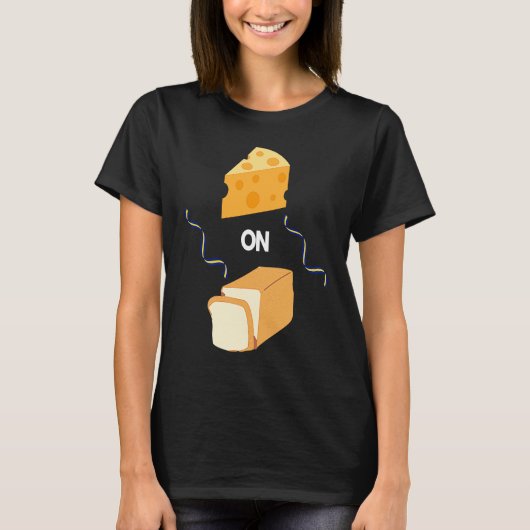 Cheez On Bread Funny Barbados Slang Bajan Pride T-shirt (Voorkant)