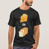Cheez on Bread Funny Barbados Slang Bajan Pride T-shirt (Voorkant)
