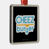 Cheezburger Logo (kleur) Metalen Ornament (Rechts)