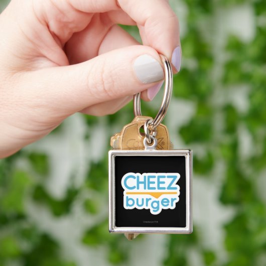 Cheezburger Logo (kleur) Sleutelhanger (Hand)