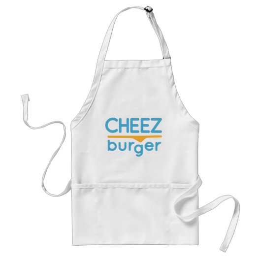 Cheezburger Logo (kleur) Standaard Schort (Voorkant)