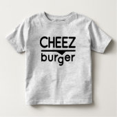 Cheezburger Logo (zwart) Kinder Shirts (Voorkant)